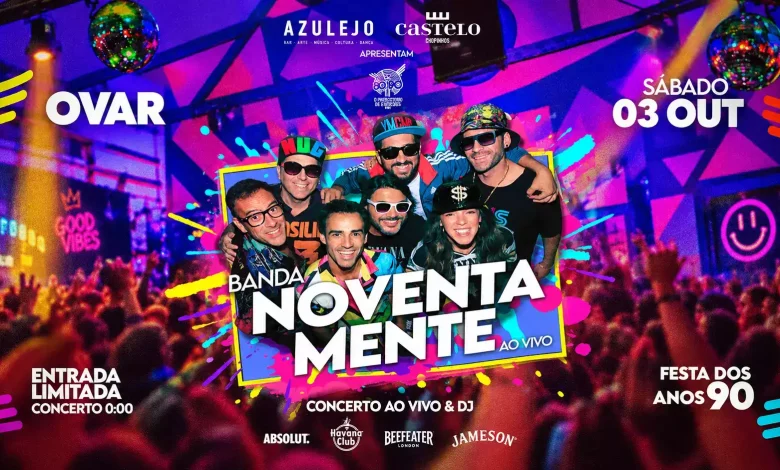 Festa mais nostálgica dos anos 90 está de volta ao Azulejo Festa mais nostálgica dos anos 90 está de volta ao Azulejo