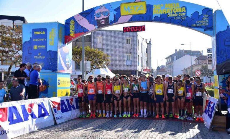Maria Vinagre e Bernardo Rocha dominam Meia Maratona de Ovar