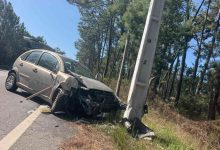 Idosa ferida após despiste na EN327 em Ovar