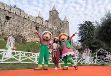 Perlim arranca com 400 drones a iluminar Santa Maria da Feira Perlim arranca com 400 drones a iluminar Santa Maria da Feira