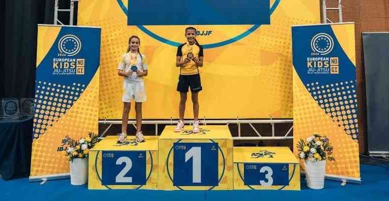 Mylena Tomás revalida título de campeã europeia de Jiu-Jitsu Kids Mylena Tomás revalida título de campeã europeia de Jiu-Jitsu Kids